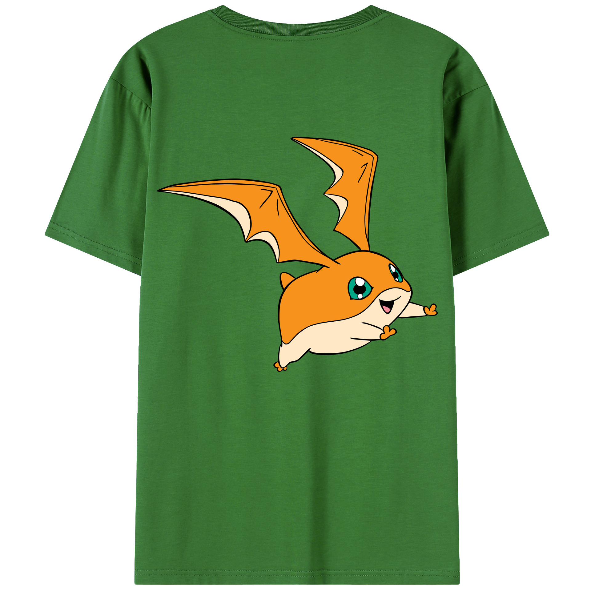 （画像用） Digimon デジタルモンスター/デジモン レディース半袖Tシャツ(バックプリント)
